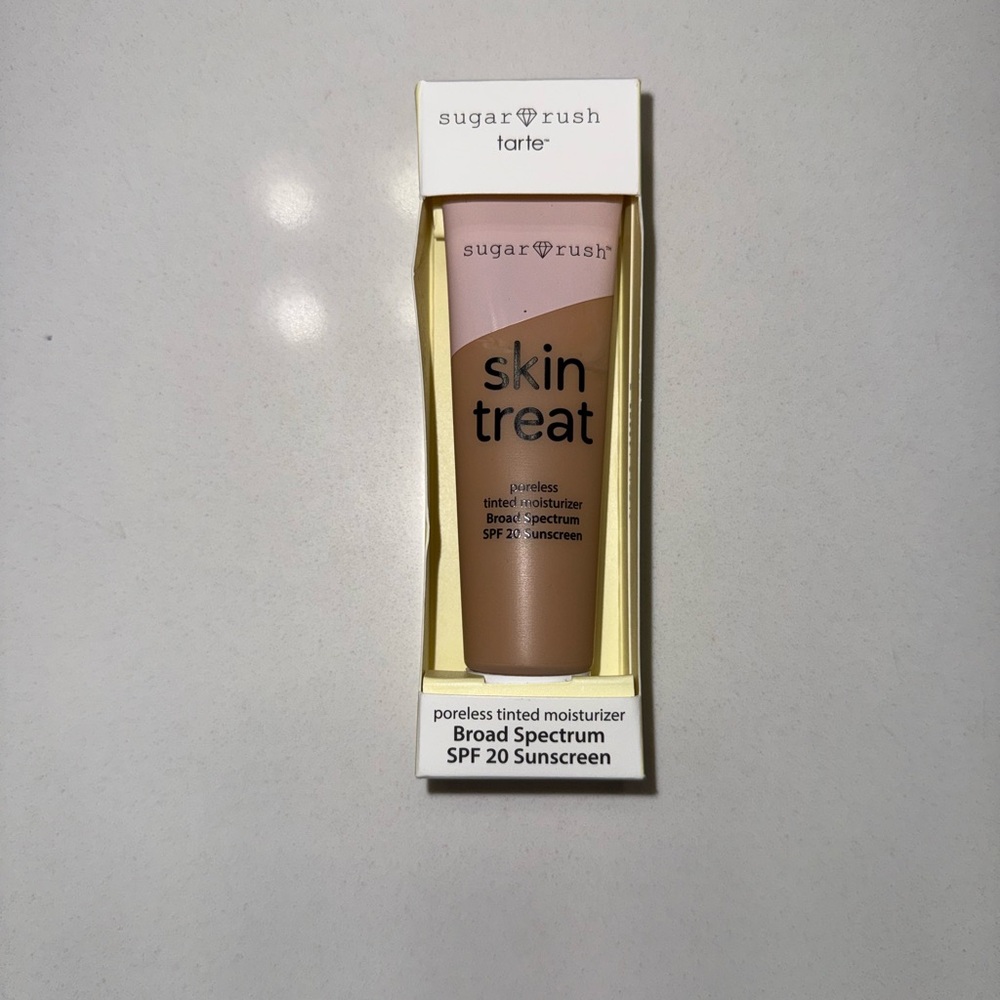 Tarte Sugar Rush Skin Treat Poreless Tinted Moisturizer SPF 20 Medium New in box